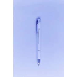 Długopis z napisem religijnym wybranym losowo kolor biały